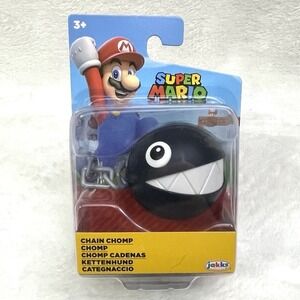 NEW Jakks Pacific Toys‎ - Super Mario Nintendo Figure - CHAIN CHOMP (2 inch)